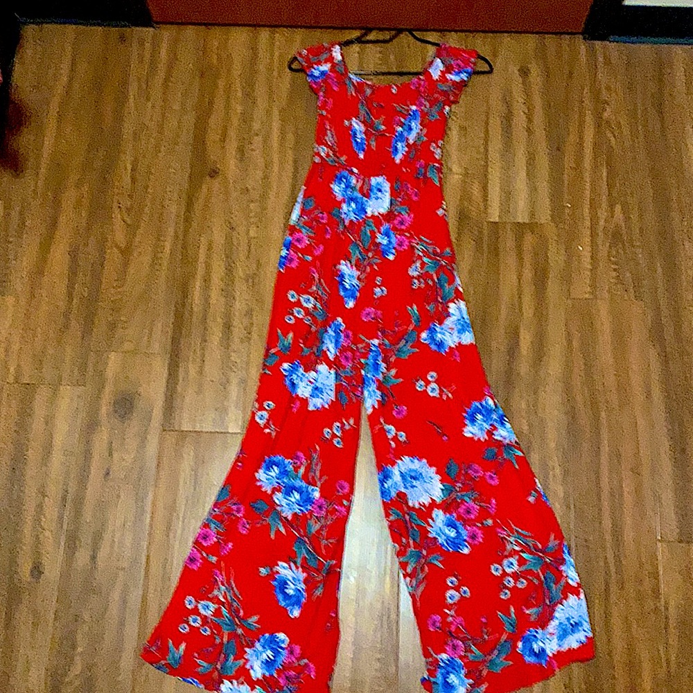 Band of gypsies tropical jumpsuit